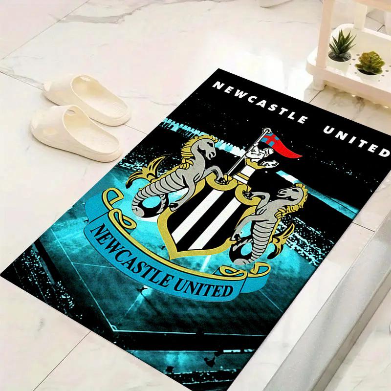 Tappeto Newcastle United per Soggiorno Camera da Letto Casa Decorazione Divano, Tappetino Antiscivolo per Giochi Bambini