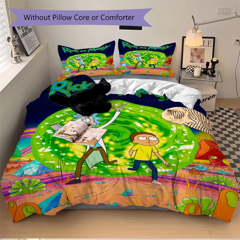

Interdimensional Adventure Bedding Set - 3 Piece Comforter Cover Gift for Bedroom,Includes No InsertB157 135x200cm