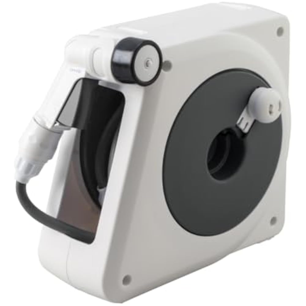 Takagi (Takagi) hose hose reel 10m compact lightweight 4 water type aurora nano nano charcoal gra...
