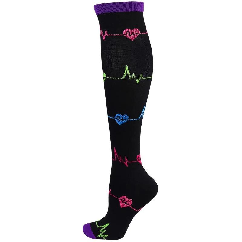 58 Styles Compression Socks for Men and Women Medical Diabetes Varicose Veins Sports Socks for Running Cycling Travel Flight