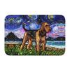 Custom Starry Night Dachshund Dog Doormat Anti-Slip Entrance Kitchen Bathroom Floor Door Mats Bedroom Balcony Carpet Rug