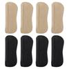 Microfiber Heel Stickers: Anti-Abrasion, Anti-Slip Shoe Inserts for Men & Women; Ideal for Size Mismatches and High Heels.