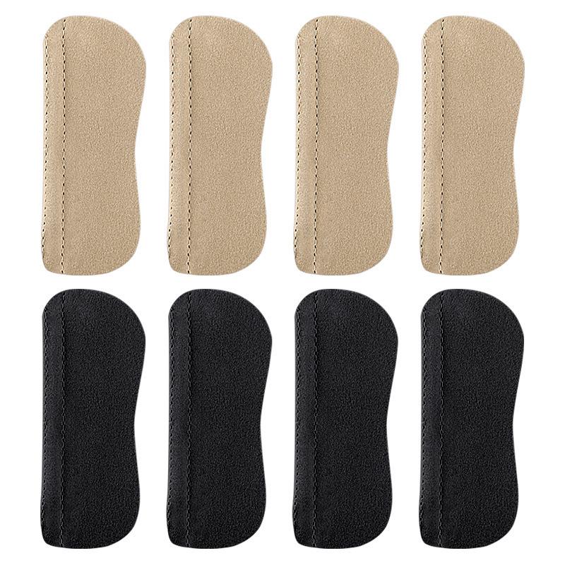Microfiber Heel Stickers: Anti-Abrasion, Anti-Slip Shoe Inserts for Men & Women; Ideal for Size Mismatches and High Heels.