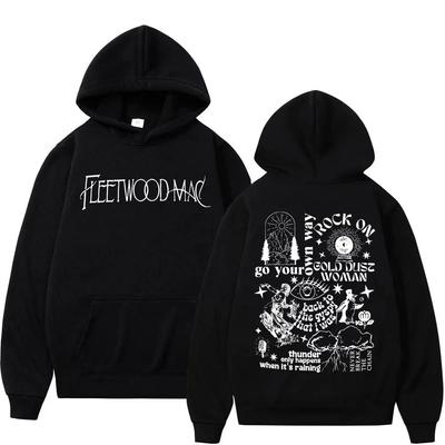 Music Enthusiast Fleetwood Mac Band Tour Men's Hoodie High-quality Casual Sweatshirt