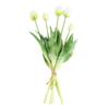 Soft  Silicone Office Simulation Flower Wedding Supplies Flores Home Decoration Artificial  Tulips Flower Bouquet Fake Flower