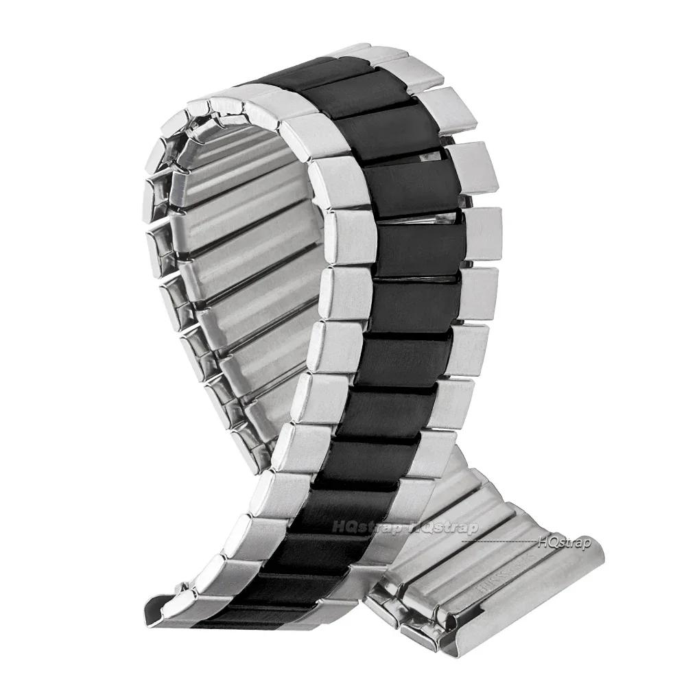 

Stainless Steel Strap for Huawei Watch Fit 3 Bracelet Universal Men Women Band Metal Watchband for Huawei Watch Fit3 Elastic 22mm&S (shortest 140mm)