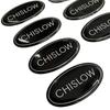 Round 3D Crystal Epoxy Resin Car Sticker - Personalized Transparent Label