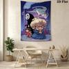 Prinzessin Mononoke Mythische Reise Wandteppich Wandmontage Mode Druck Hintergrundtuch Weihnachtsgeschenk Weich