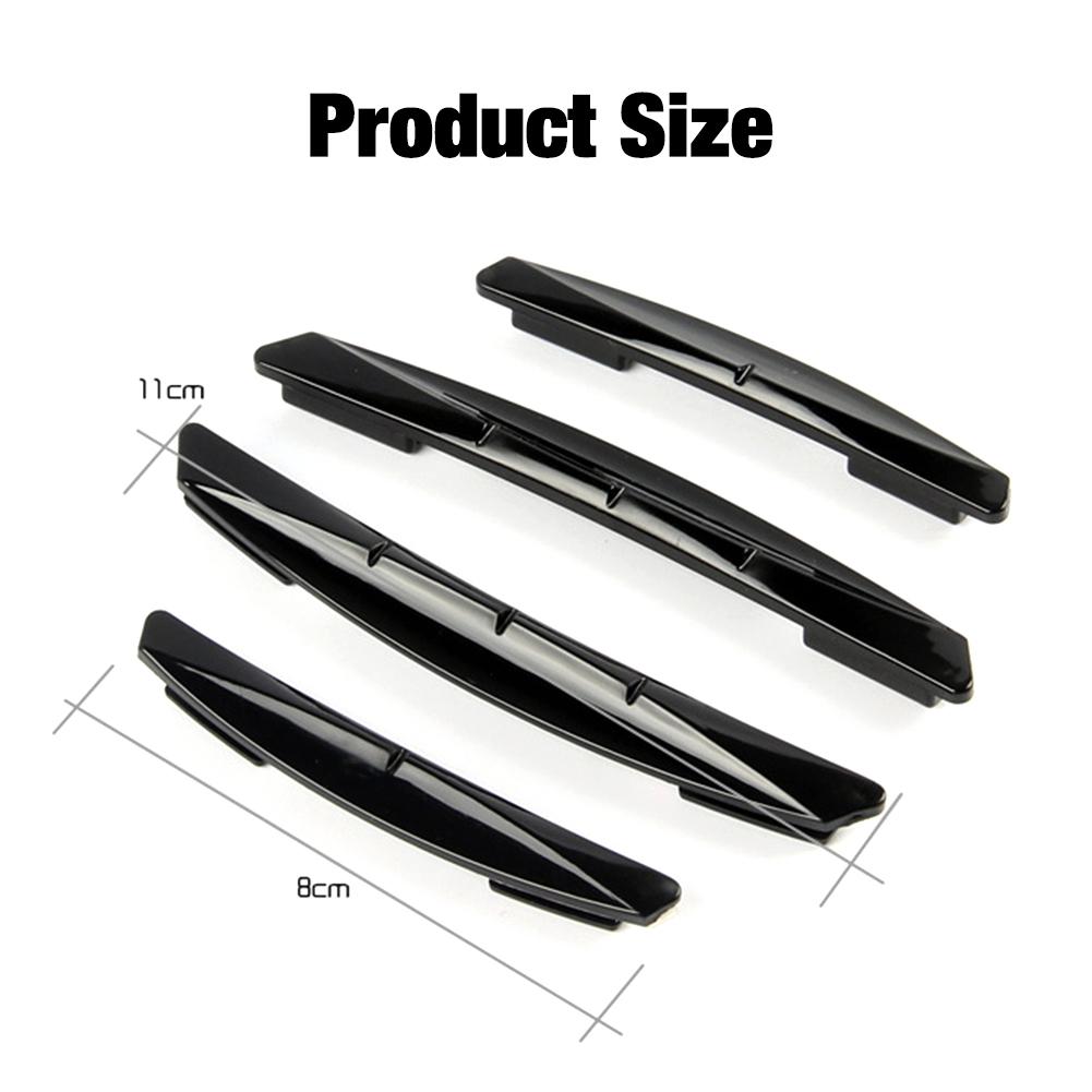 4PCS Car Sticker Door Edge Guards Trim Molding Protection Strip Scratch Protector Car Crash Barriers Door Guard Collision