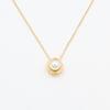 French Baroque Light Luxury Niche Non-Fading Collarbone Chain Inlaid Oval Pearl Girls Popular Jewelry Necklace