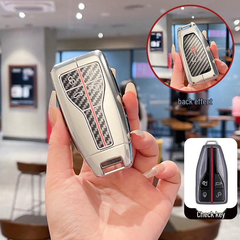 Premium Metal Key Covers for Hongqi HS5, H5, H9, HS3, H6, HS7, and HQ9 Models