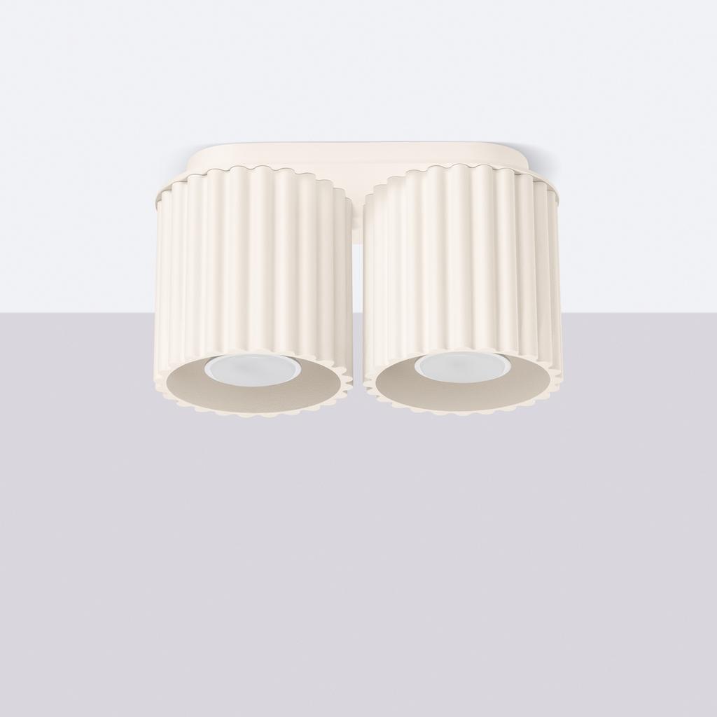 Ceiling Lamp Aura 2 Beige GU10
