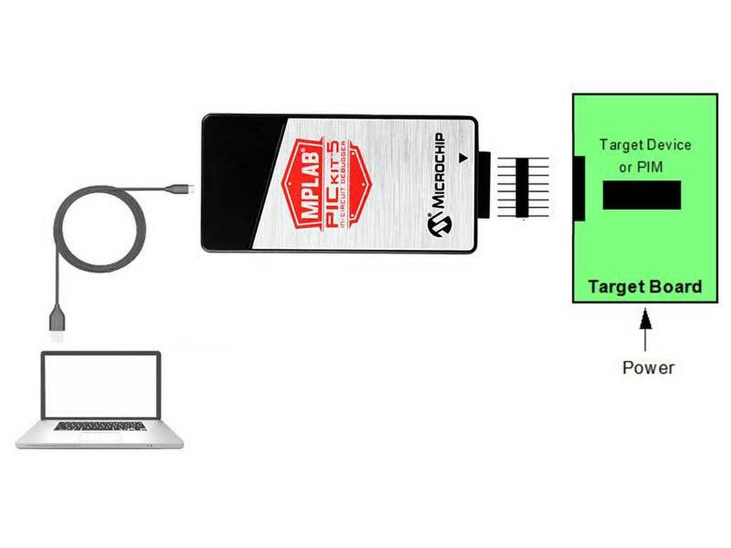 PICkit5 Emulator & Programmer for Microchip, MPLAB, PIC, MPU, AVR