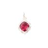 Pink Tourmaline Gemstone 925 Sterling Silver Jewelry Handmade Boho Pendant 1.50" PP-2-12