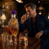 Sophisticated Liquor Serving Set Glass Lion Whiskey Decanter, Shape Dispenser, Unique Spirits Storage Royal Animal Theme Barware Bottle, Bar