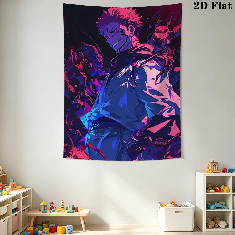 Jujutsu Kaisen Pattern Home Decor Tapestry, Wall Hanging, Decorative RV Wall Cloth.SGT0917558