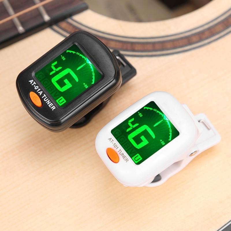 Portable Guitar Clip‑on Tuner Violin Ukulele Tuner Universals Digital Electronic Tuner Guitar Accessory Enduring