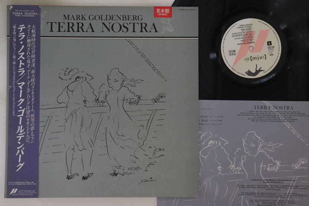 LP Record MARK GOLDENBERG - Terra Nostra 28MS0088PROMO KITTY 1985 Japan Obi Dance & Electronica Used