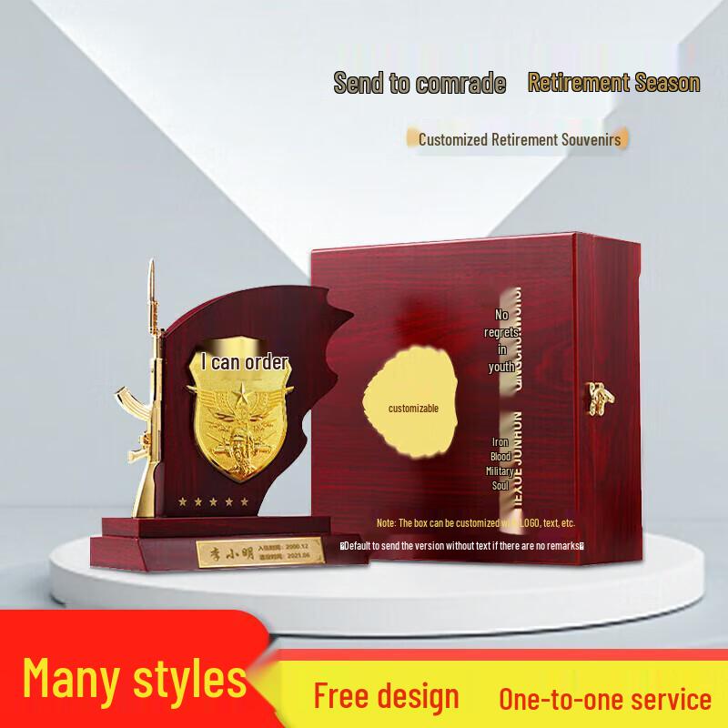 Anluoda Veteran s Wooden Flag Keepsake