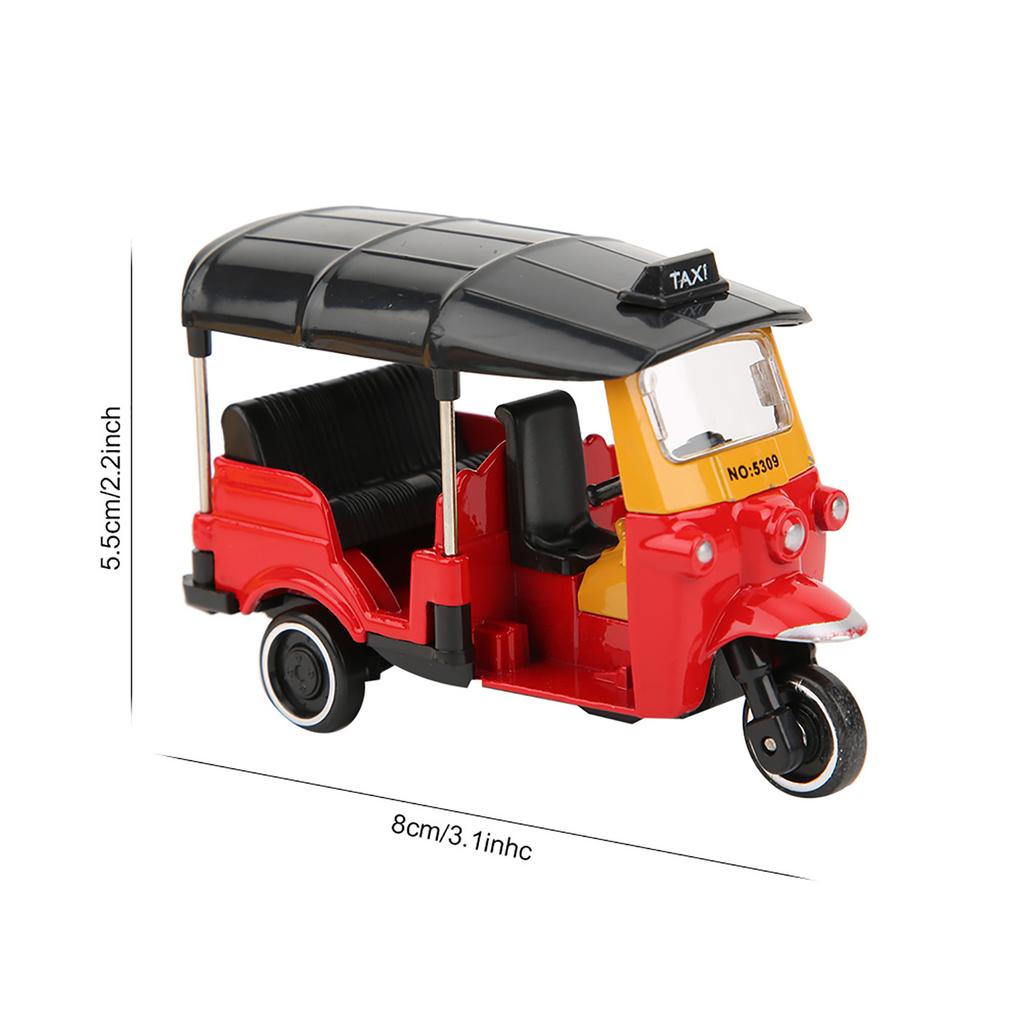 Alloy Tricycle Car Model Highly Simulation Children Vehicles Toy with Sliding Function