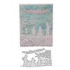 Merry Christmas Framework Metal Silvery Stencil Embossing Cutting Dies For Diy Scrapbooking Paper Album Cards Making