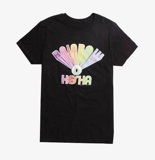 

Kesha RAINBOW EYE 100% Cotton T-shirt Mens Tees Top NWT Authentic & Licensed 2XL