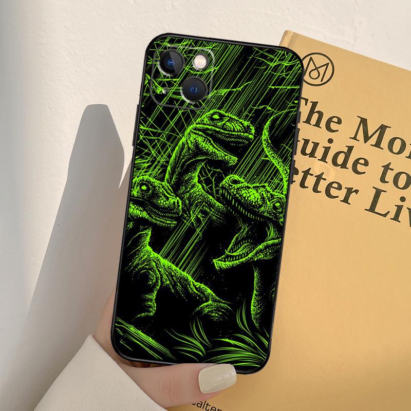 

Jurassic Dinosaur Phone Case For iPhone 17 16 14 13 12 11 15 Pro Max mini XR 16e 15 16 Plus 17 Air Full Cover iPhone 17