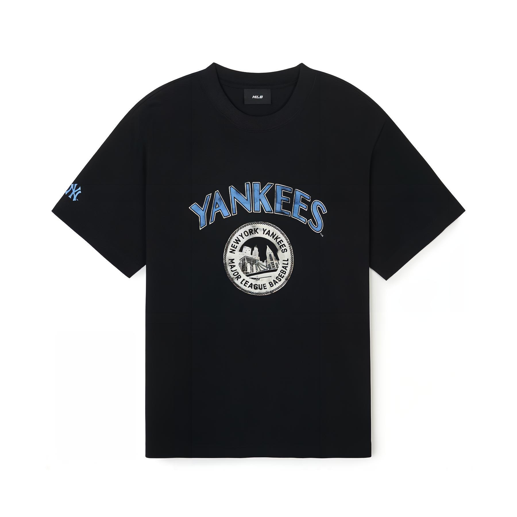 

New MLB New York Yankees T Shirts Unisex Black 3ATSN0143-50BKS XS