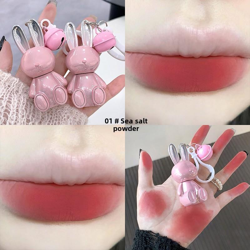 Pink Rabbit Velvet Mist Lip Cream Silky Smooth Lip Color 6 Elegant Shades Long-Lasting Hydrating Lipstick