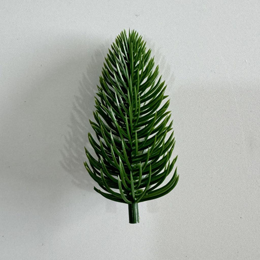 50pc Artificial Plants, Artificial Pine Needles, Christmas Trees, Small Pine Needle Trees, Christmas Rings, Christmas Handicrafts, Decorative PE Trees