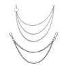 2/3 Layer Punk Hip-hop Long Metal Belt Chain - Fashion Multi-layer Trousers Waist Chain Keychain Men Women Streetwear Accessory