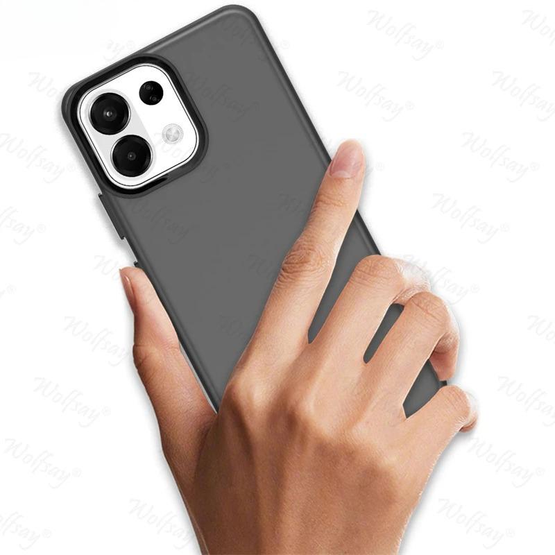 Sturzsichere Handyhülle in Bonbonfarbe für Oppo K13 Matte transparente Vollständige Rückseite für Oppo K13 Hülle für Oppo K13 Hülle 6,67 Zoll