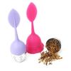Silicone Tea Infuser Reusable Tea Strainer Sweet Leaf With Drop Tray Novelty Tea Ball Herbal Spice Filter Tea Tool 2pc/lot