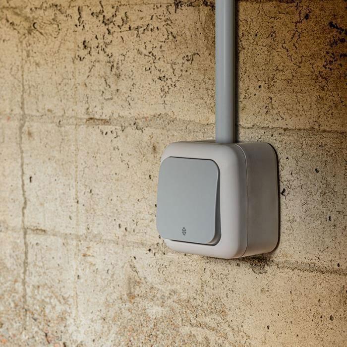 Va et vient étanche gris