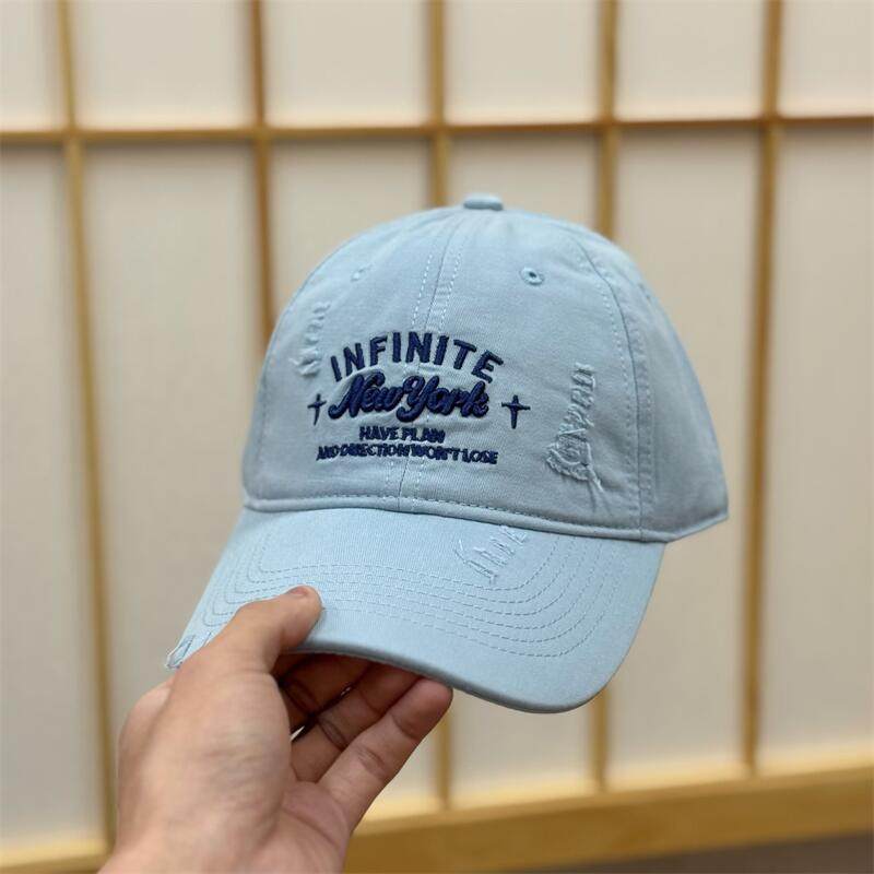 Spring And Summer High-Quality American Soft-Top Embroidered Baseball Cap Women'S Casual Versatile Face Small Cap Men