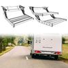 Foldable Step for RV Travel Trailer Lightweight Aluminum Accessory Safe Use