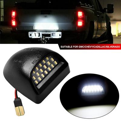 Car LED License Plate Light High Brightness LED Number Plate Lamp for GMC/Chevrolet/Cadillac/Silverado 12V 6500K
