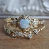 French Enamel Butterfly Ring Female Niche Design High Sense Light Luxury Fashion Versatile Opal Ring