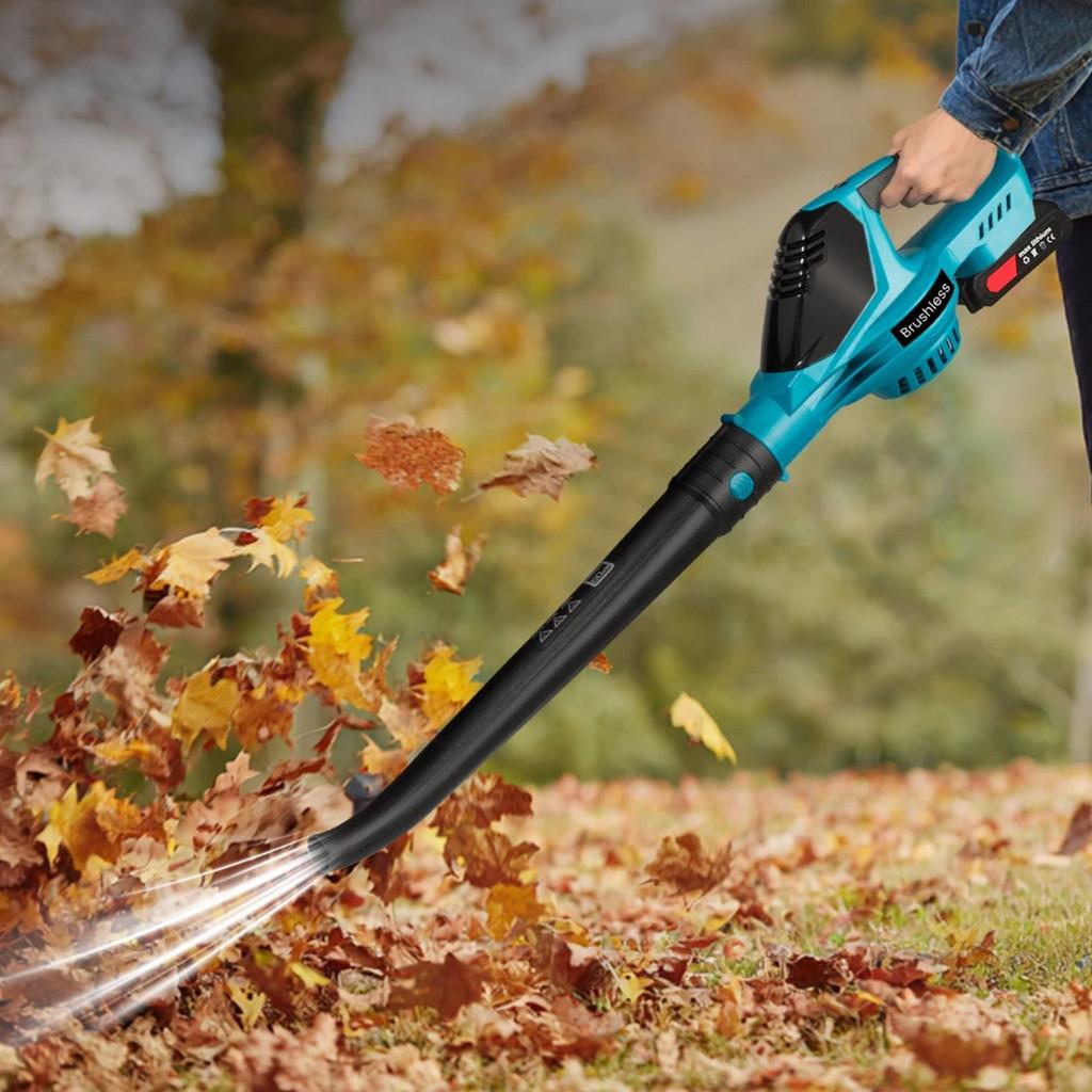 5500W High Power Brushless Electric Air Blower Cordless Portable Snow Leaf Blower Leaves Snow Dust Cleaning Power Tool