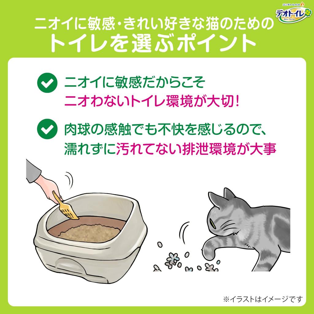Those Switching from Clumping Cat Deodorizing Cat Litter Box Set with Approximately 1 Supply of Cat Litter and Simple Design In Natural and Easy To