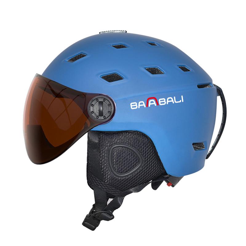 Moon MS100 Black In-Mold Helmet CE EN 1077 OEM/ODM Snow Ski Adult Soft Sports Head Protective Print for Winter Sports M чёрный