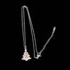 Hot-Selling Luxury Christmas Tree Necklace for Women - Stainless Steel, Perfect New Year Gift