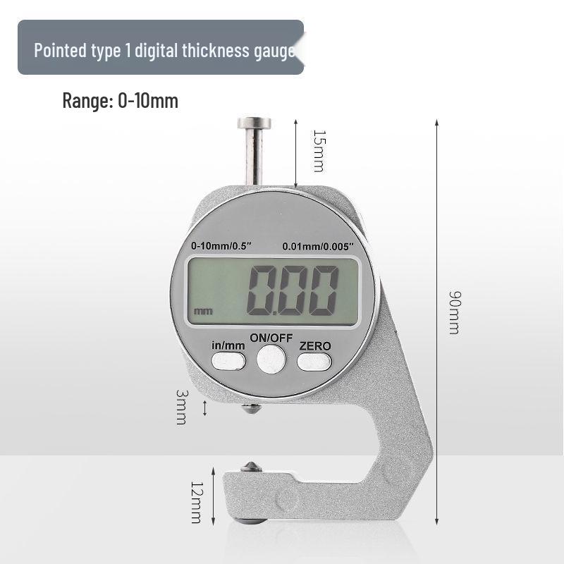 

High-Precision Digital Thickness Gauge for Paper and Cellophane Measurement
