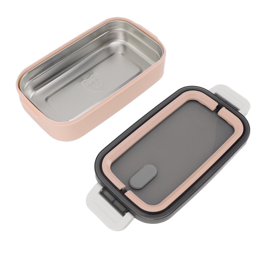 Lunch Food Container 304 Stainless Steel Insulated Leakproof Bento Box for Students School Office