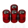 4Pcs Car Wheel Tire Valve Caps Tyre Stem Covers For Renegade Compass Wrangler Patriot Grand Cherokee Rubicon