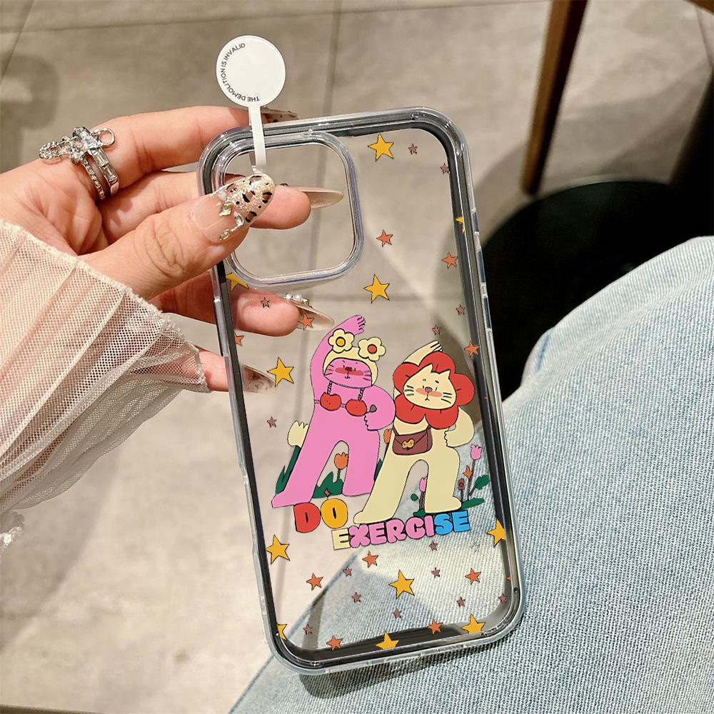 Painted Phone Case for iPhone 17 11 12 13 14 15 16 iPhone 17 12 13 14 15 16 Pro 17 12 13 14 15 16 Pro Max  High Quality Painted Animal Cute Phone Case