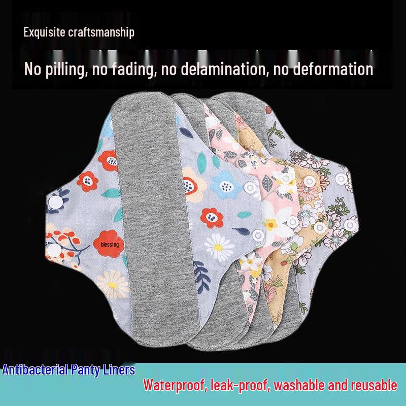 Wiederverwendbare Slipeinlagen aus Graphen-Baumwolle: Auslaufsichere, waschbare Damenbinden aus reiner Baumwolle zum Schutz vor Urin