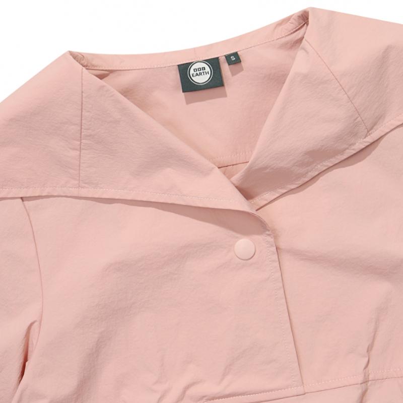 Women S Sailor Collar Short Sleeve Anorak