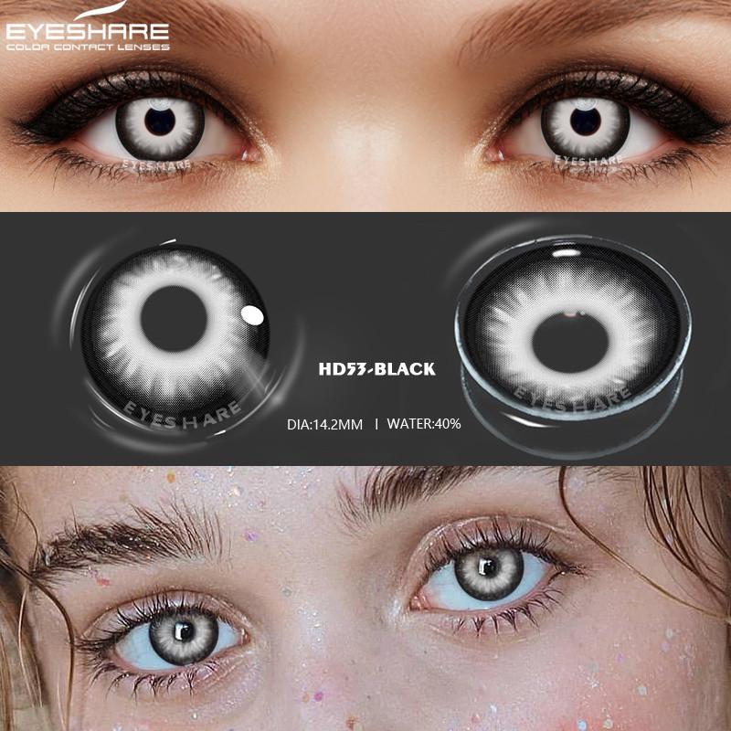 Eyeshare Bunte Kontaktlinsen für Halloween, Anime-Zubehör, Linsen, Cosplay, Augenlinsen, jährlich, 2 Stück/Paar