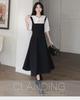 Trendy Doll Collar Lace Slim Dress - Summer French Tea Break